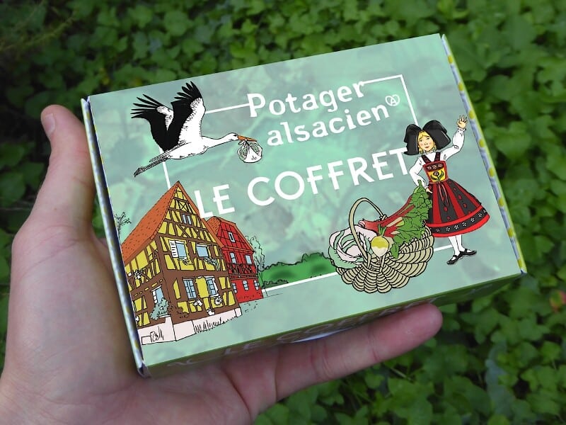 Le coffret de graines Potager Alsacien - Source : www.alsagarden.live