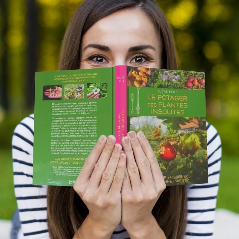 Livre : Le potager des plantes insolites (Lucas HEITZ)
