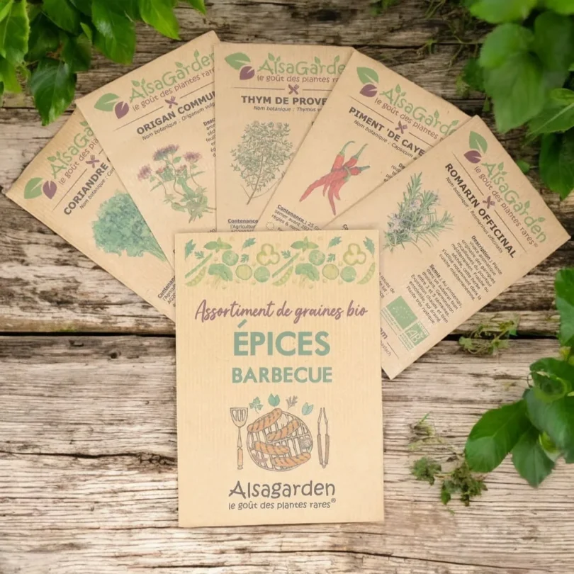 Assortiment Epices Barbecue (5 Variétés de graines BIO)