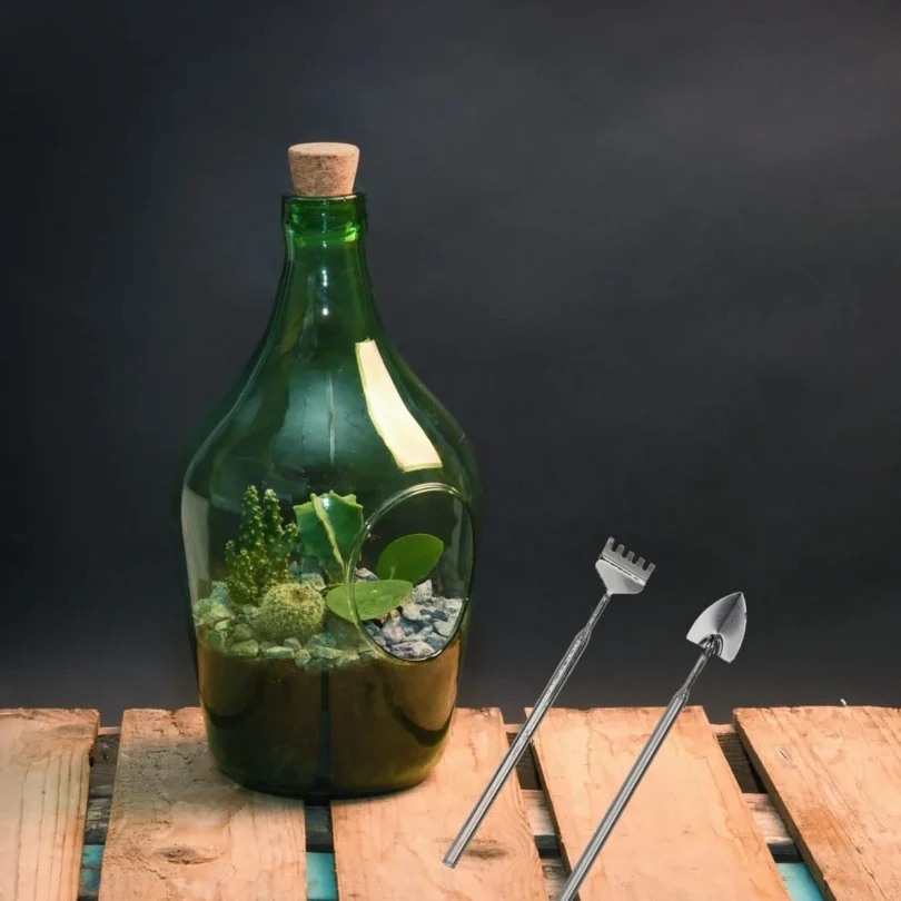Set outils de jardin pour terrarium