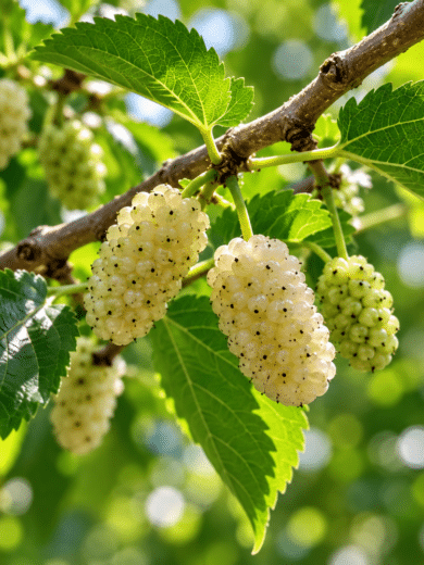Mûrier à fruits blancs (Morus alba) Graines